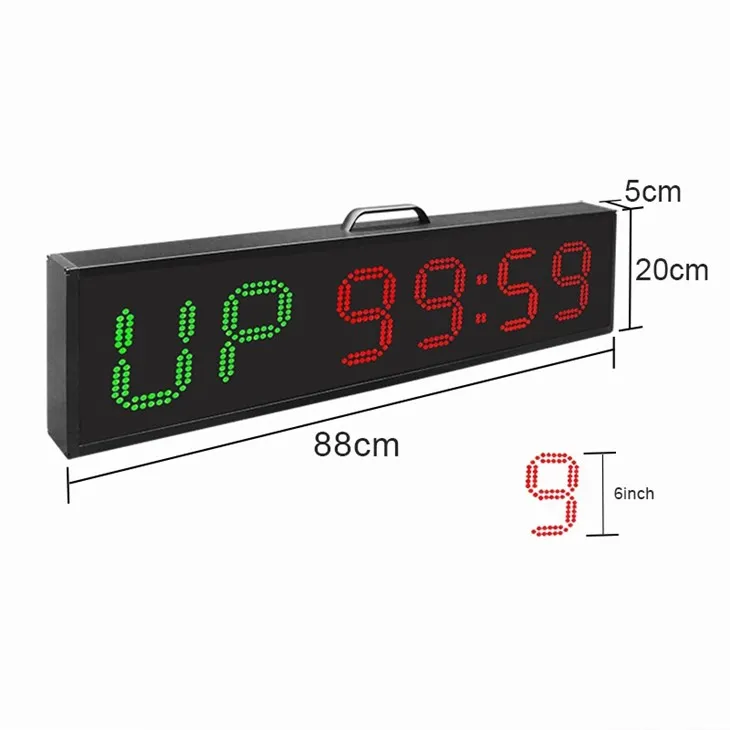 workout fitness wall clock