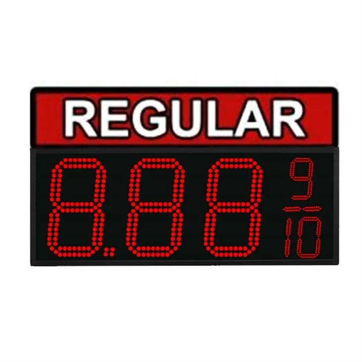 Led Brandstofprijsbord